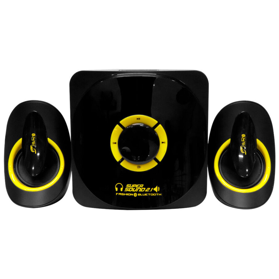 TEATRO EN CASA SUPER SOUND 2.1 J&R BLUETOOTH RADIO FM | 28W