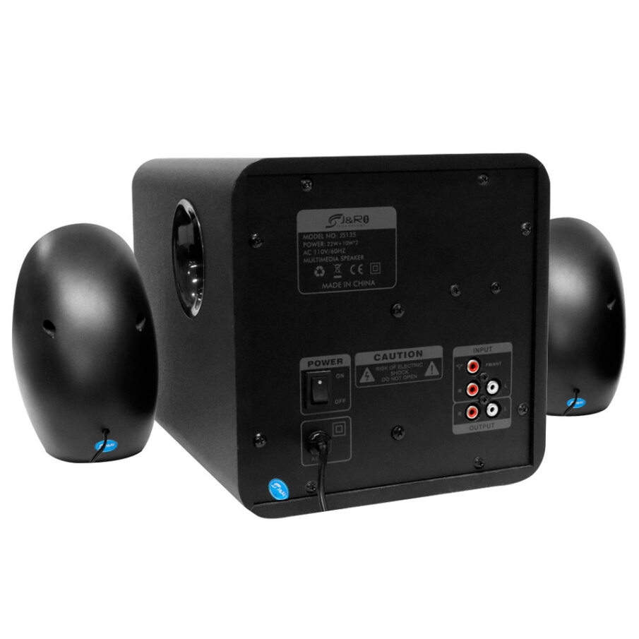 TEATRO EN CASA SUPER SOUND 2.1 J&R BLUETOOTH RADIO FM | 28W