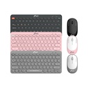 COMBO ROSADO TECLADO + MOUSE 3 BOTONES INALAMBRICO IDIOMA ESPAÑOL