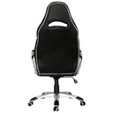 SILLA GAMER GERENCIAL MC LAREN AZUL BASE NYLON / ESPALDAR Y ASIENTO EN CUERO SINTETICO