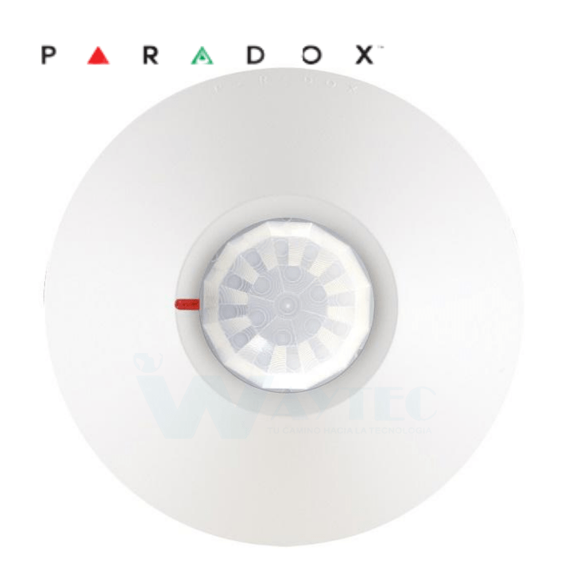 DETECTOR DE MOVIMIENTO PARADOX 360° MONTAJE TECHO CON SENSIBILIDAD AJUSTABLE