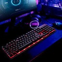 TECLADO MULTIMEDIA CABLEADO PARA VIDEOJUEGOS CON ILUMINACIÓN DE FONDO LED DE 3 COLORES