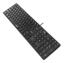 TECLADO GENIUS SLIMSTAR 126 QWERTY ESPAÑOL COLOR NEGRO