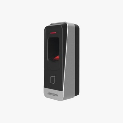 Lector esclavo MIFARE IP65 / Huella Digital / Lector de Tarjetas de Mifare / RS-485 / Interior y Exterior / Requiere panel de la serie DS-K2600