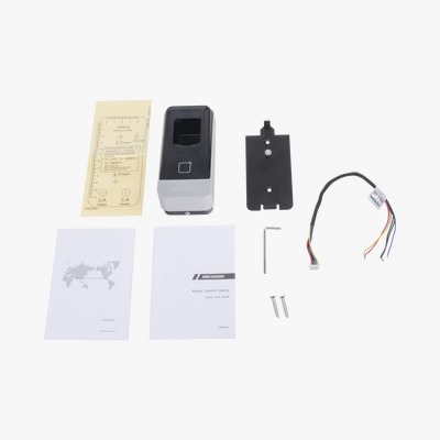 Lector esclavo MIFARE IP65 / Huella Digital / Lector de Tarjetas de Mifare / RS-485 / Interior y Exterior / Requiere panel de la serie DS-K2600