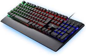 TECLADO GAMER XTECH ARMIGER XTK-510S ESPAÑOL ESPAÑA COLOR NEGRO CON LUZ RGB