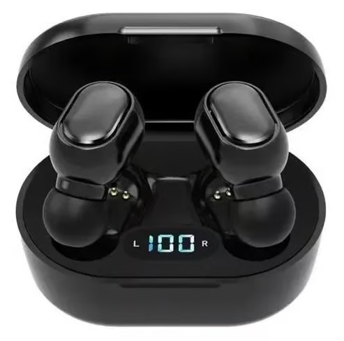 COMBO DE SMART BAND + AUDIFONOS BLUETOOTH TWS NEGROS