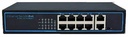 SWITCH POE SAT 8 PUERTOS ETHERNET POE 10/100MBPS 120W