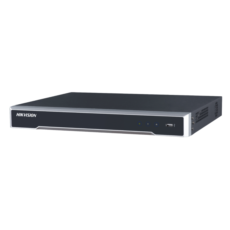 NVR DE 16 CANALES IP 8MP 2 BAHIAS DISCOS 4K 160 MBPS BASE 1000