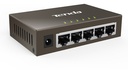 SWITCH GIGABIT ETHERNET DE 5 PUERTOS 10/100/1000 METALICO