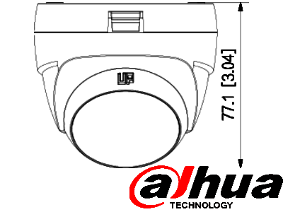 CAMARA DOMO DAHUA 5MP 25MT 2.8M 106º APERTURA PLASTICA
