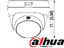 CAMARA DOMO DAHUA 5MP 25MT 2.8M 106º APERTURA PLASTICA
