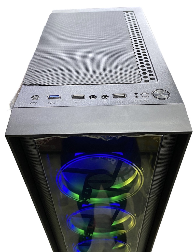 CHASIS GAMER UNITEC VIDEO TEMPLADO ATX-MINI ATX-MICRO ATX 1908