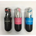 AUDIFONOS CABLEADOS WESDAR R21 3.5MM MANOS LIBRES COLORES SURTIDOS