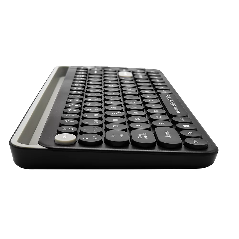 TECLADO BLUETOOTH COMPACTO INALAMBRICO RECARGABLE MULTIMEDIA JYR
