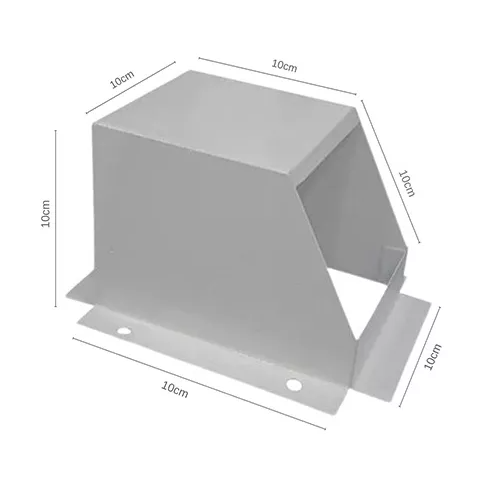 PROTECTOR METALICO PARA CAMARA DOMO PEQUEÑA BLANCO