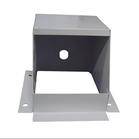 PROTECTOR METALICO PARA CAMARA DOMO PEQUEÑA BLANCO