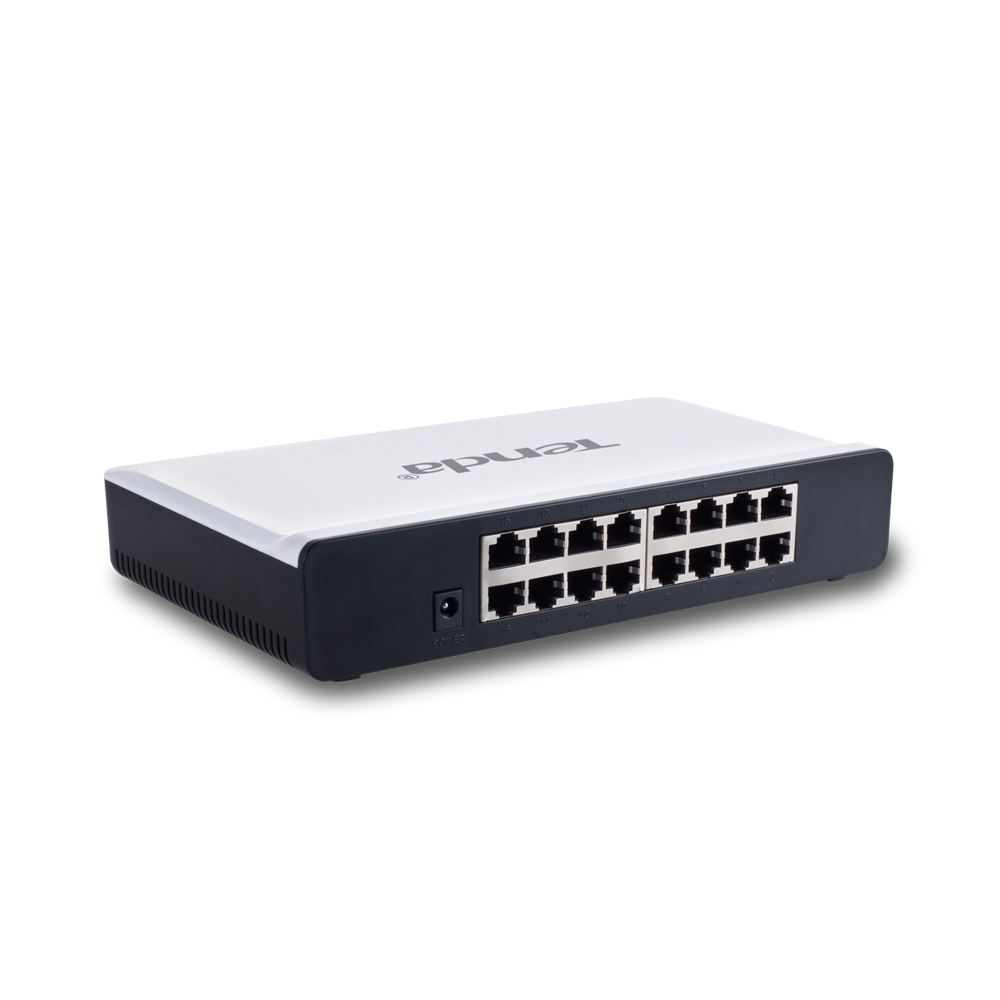 SWITCH DE ESCRITORIO 16 PUERTOS 10/100 MBPS PLASTICO PROTECCION 6KV