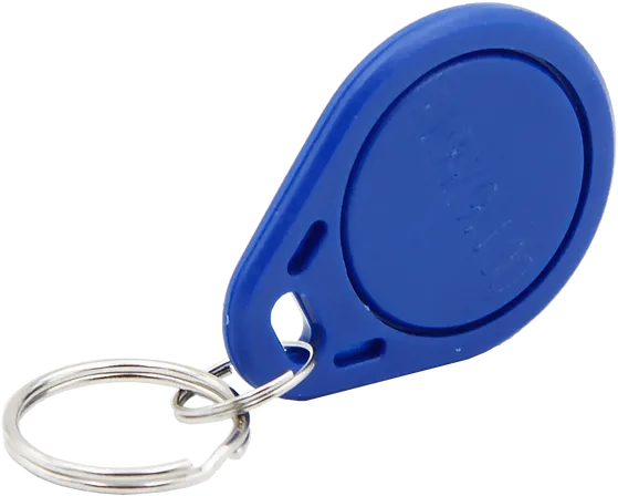 LLAVERO MIFARE AZUL PLASTICO CONTROL DE ACCESO 13.56 MHZ