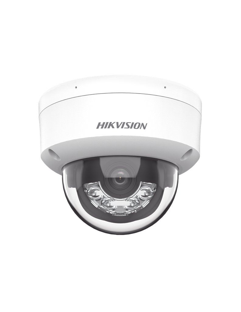 CAMARA DE SEGURIDAD HIKVISION IP 2 MEGAPIXEL 2.8M ACUSENSE DUAL LIGHT MICROFONO 30MTRS EXTERIOR H265 POE ONVIF