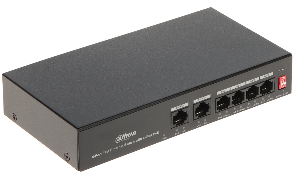 KIT DE VIDEO PORTERO IP FRENTE DE CALLE 2MP Y MONITOR IP POE CON SWITCH POE 4 PUERTOS