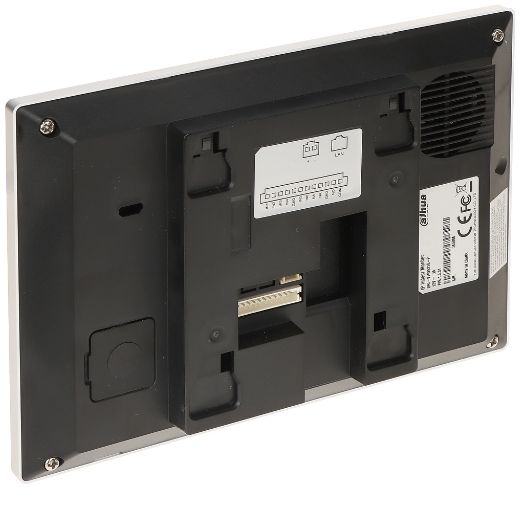 KIT DE VIDEO PORTERO IP FRENTE DE CALLE 2MP Y MONITOR IP POE CON SWITCH POE 4 PUERTOS