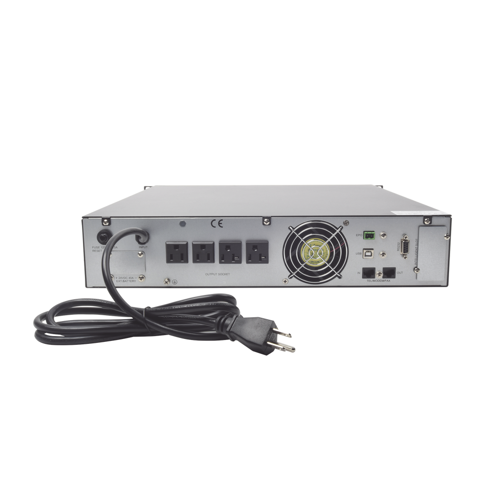 UPS DE 1000VA/900W ONLINE DOBLE CONVERSION 120V CLAVIJA NEMA 5-15P RACK