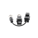 BALUN DE 8 MEGAPIXELES 4K 100% COBRE HIKVISION AUDIO POR COAXITRON