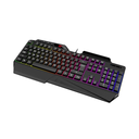 TECLADO GAMER RETROILUMINADO MEMBRANA HAVIT NEGRO USB