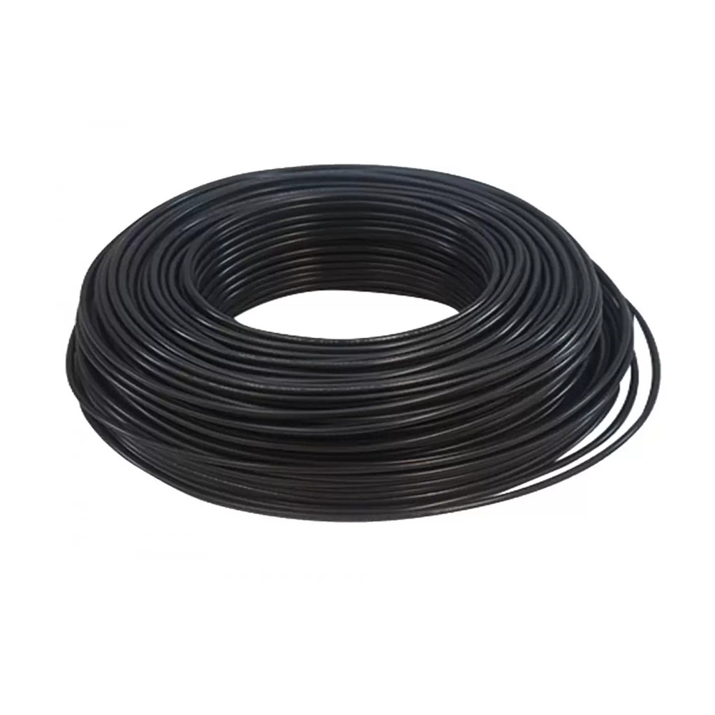 CABLE UTP CATEGORIA 6 100% COBRE CARRETE 100 METROS EXTERIOR NEGRO
