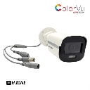 CAMARA DE SEGURIDAD BALA COLOR VU DE 2 MEGAPIXELES HIKVISION CON MICROFONO 20M