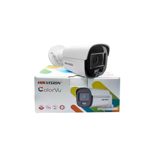 CAMARA DE SEGURIDAD BALA COLOR VU DE 2 MEGAPIXELES HIKVISION CON MICROFONO 20M