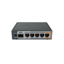 SWITCH DE 5 PUERTOS BASE 1000 GIGABYTE MICROTIK POE SFP METALICO