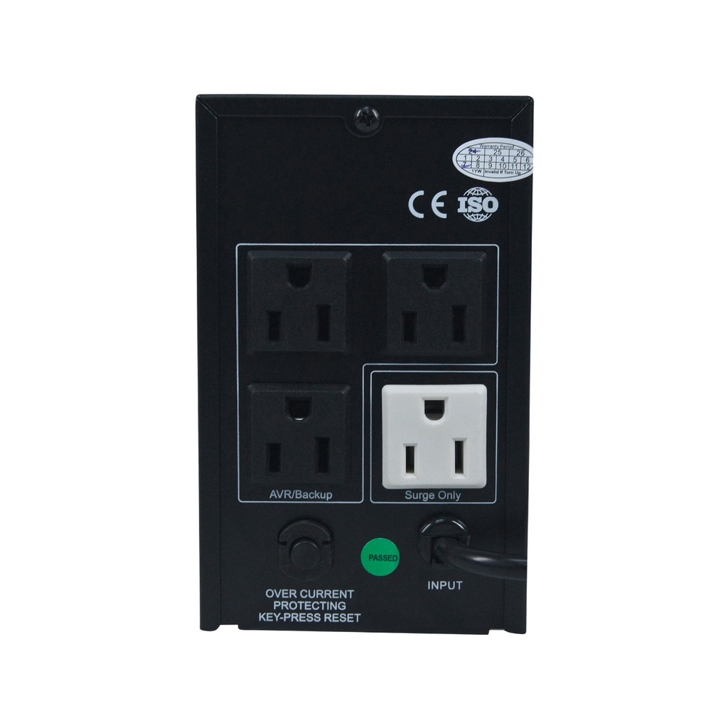UPS INTERACTIVA NETION 2200VA/1200W CON 4 TOMAS REGULADAS 2KVA