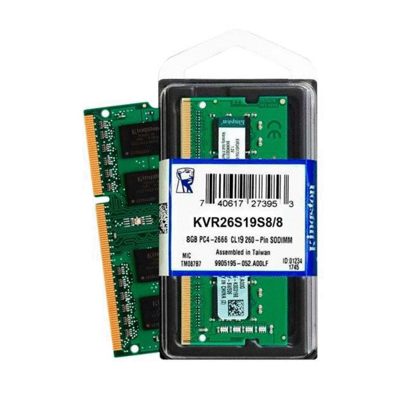 MEMORIA RAM DDR4 8GB PARA PORTATIL TODO EN UNO KINGSTON