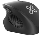 MOUSE DE 6 BOTOENES ERGONOMICO RECARGABLE NEGRO 2.4GHZ 1600DPI