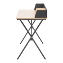 ESCRITORIO DE MADERA MDP BASE METALICA SPRINT 80CM DE ANCHO