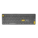 TECLADO INALAMBRICO DUAL BLUETOOTH + 2.4GHZ GRIS ELEGANTE
