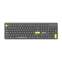 TECLADO INALAMBRICO DUAL BLUETOOTH + 2.4GHZ GRIS ELEGANTE