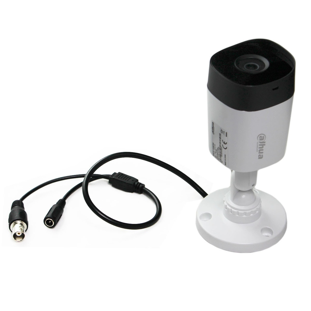 CAMARA DE SEGURIDAD DAHUA BALA PLASTICA IP67 20M CON AUDIO MIC 1080P 2 MEGAPIXEL