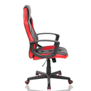SILLA GAMER ROJA SENCILLA BRAZOS FIJOS BASCULANTE BASIC