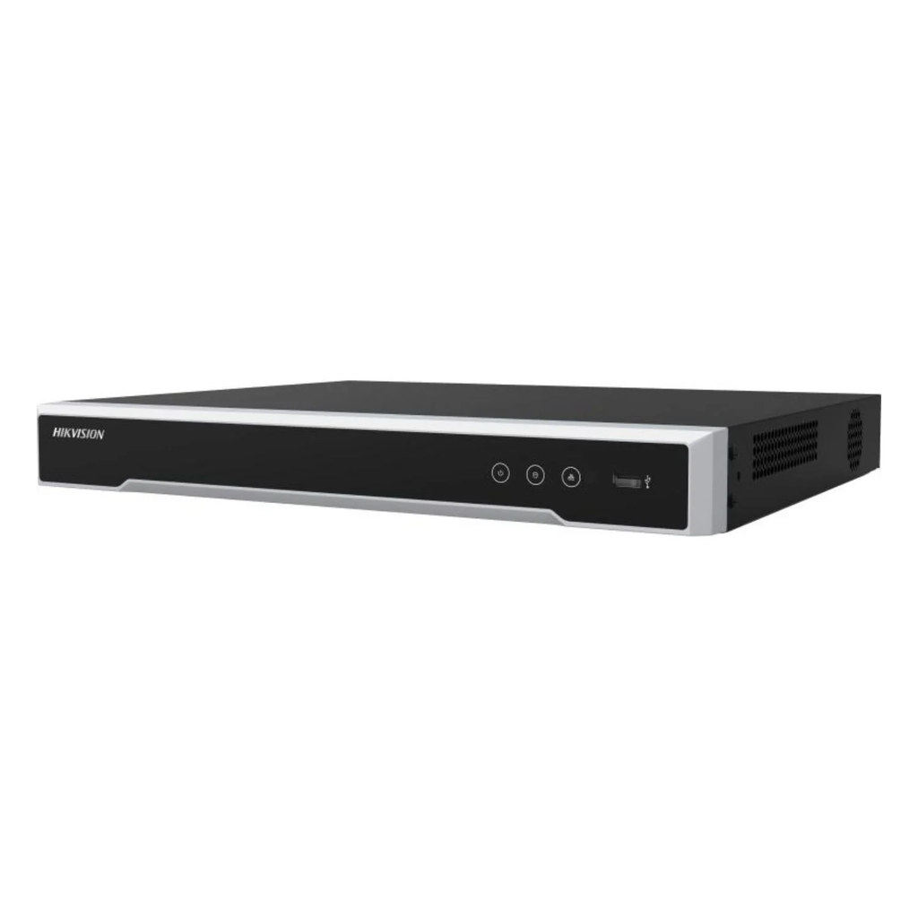 NVR DE 32 CANALES HIKVISION 4K 8 MEGAPIXEL ACUSENSE 4 BAHIAS DISCO HDMI ANALITICA