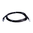 PATCH CORD UTP FLEXIBLE COLOR NEGRO RED CCTV 1 METRO