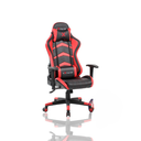 SILLA GAMER ROJA RECLINABLE ROJA BRAZOS 2D BASE NYLON ERGONOMICA