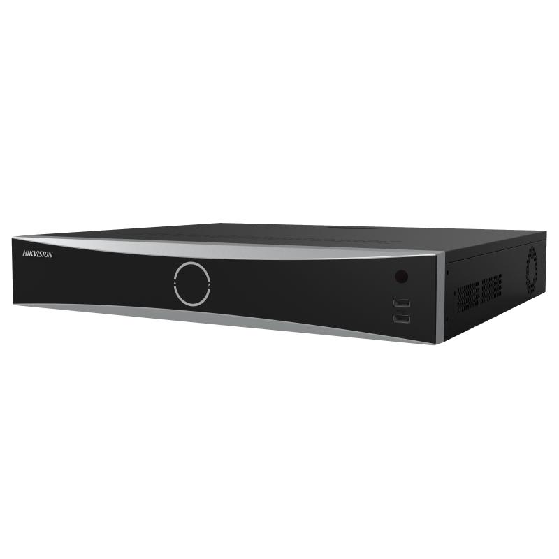 NVR DE 32 CANALES HIKVISION 12 MEGAPIXEL 4K ACUSENSE 4 BAHIAS DISCO HDMI 4K 256MBPS