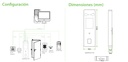 CONTROL DE ACCESO ZKTECO 500 ROSTROS 3000 HUELLAS 3000 TARJETAS EXTERIOR IP65