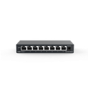SWITCH DE 8 PUERTOS BASE 1000 GIGABYTE NO ADMINISTRABLE RUJIE METALICO