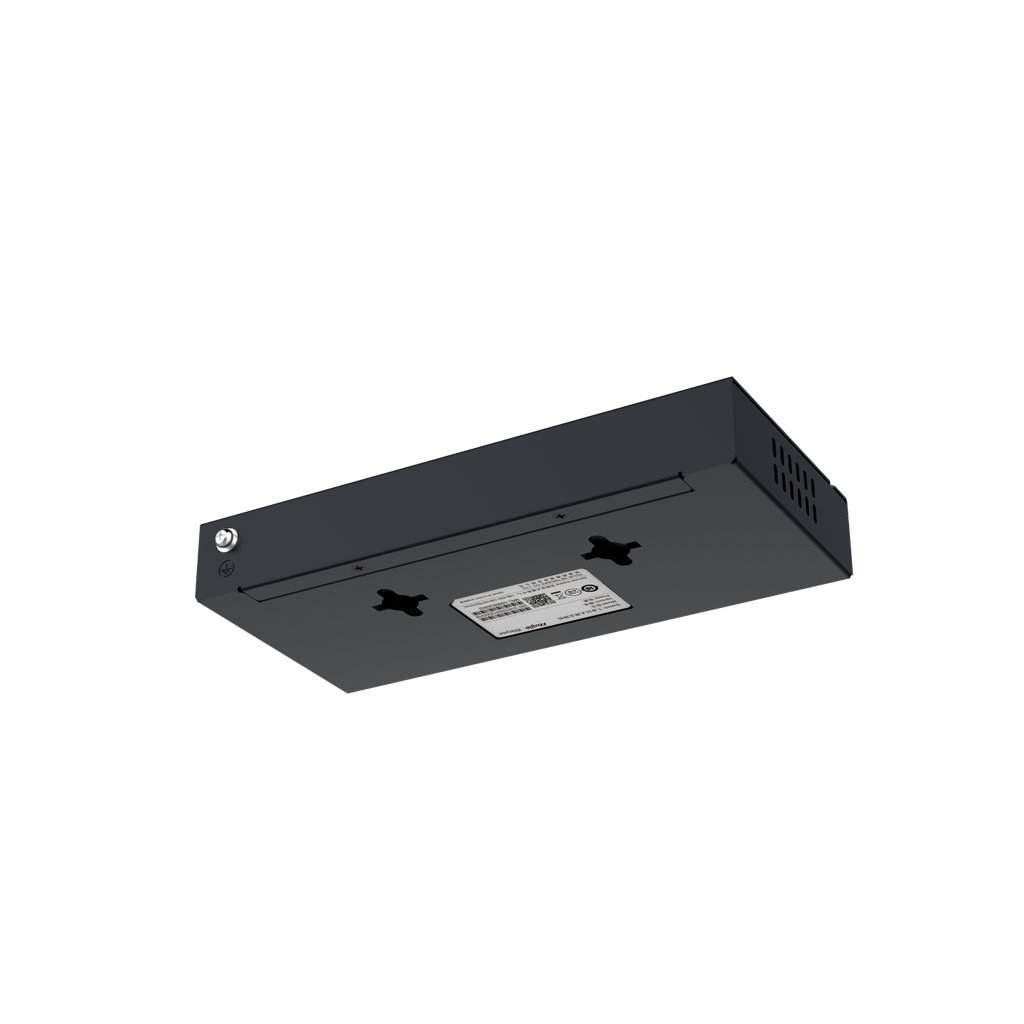 SWITCH DE 8 PUERTOS BASE 1000 GIGABYTE NO ADMINISTRABLE RUJIE METALICO