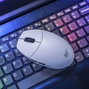 MOUSE GAMER BLANCO INALAMBRICO RECARGABLE TIPO C 7400DPI