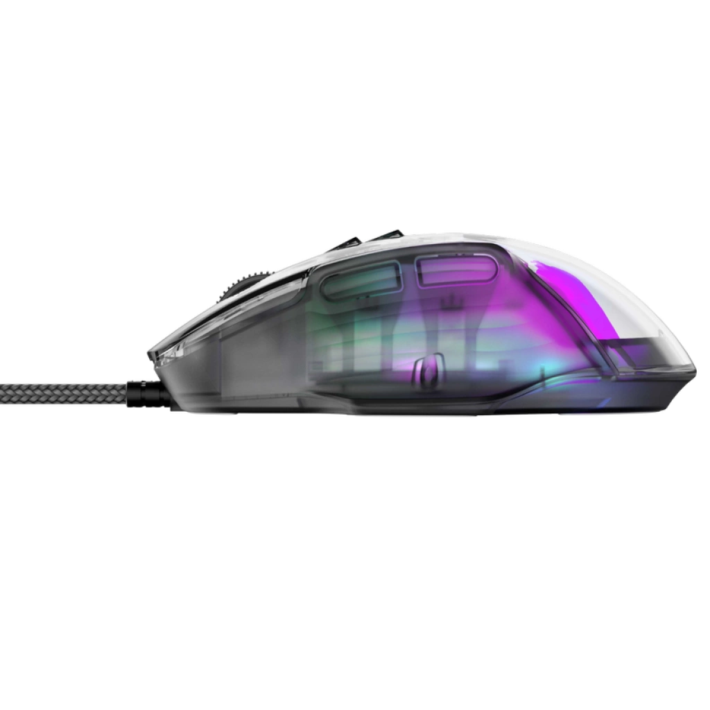 MOUSE GAMER TRANSPARENTE PROFESIONAL 7200DPI